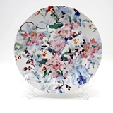 Watercolor Floral & Butterfly 7.5" Salad Plate